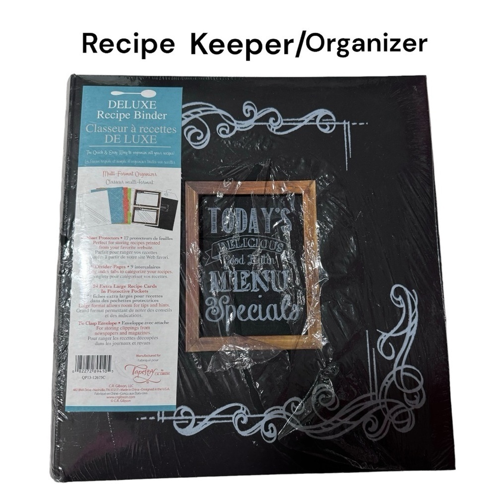 Deluxe Recipe Binder (NWT) - Picture 1 of 6